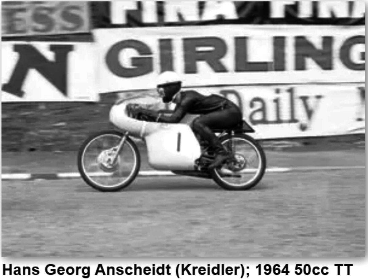 Hans Georg Anscheidt Kreidler 1964 50cc TT-1