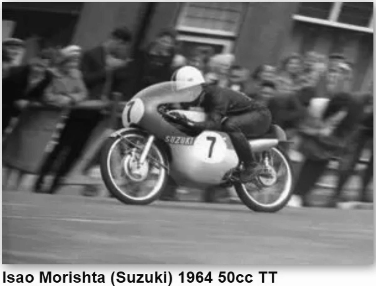 Isao Morishita Suzuki 1964 50cc TT